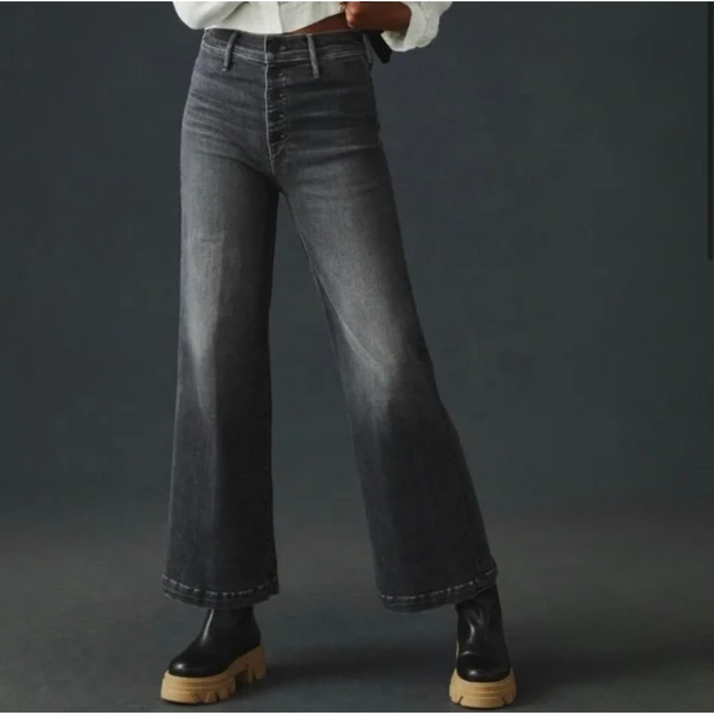 MOTHER The Pixie Sailor Ankle Jeans in The Night Is Watching 31 NEW